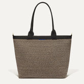 The Lightweight Zip Tote - Cacao Herringbone