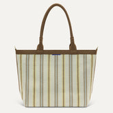 The Lightweight Zip Tote - Sunbeam Market Stripe