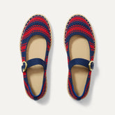 The Espadrille Mary Jane - Cherry Tide