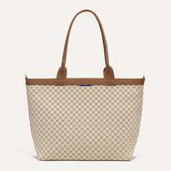 The Lightweight Zip Tote - Vanilla Wafer