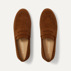 The Ravello Penny Loafer - ReVelvet™ Russet