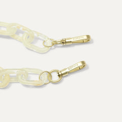 The Shoulder Strap - Opal White Chain